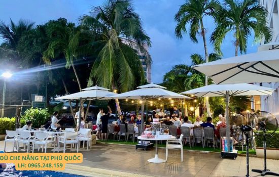 dù che nắng tại phú quốc