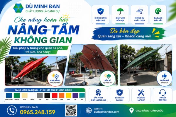 dù che nắng ở gia lai