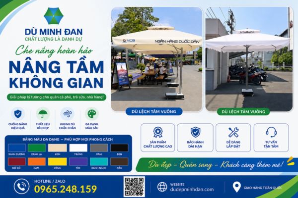 dù che nắng ở gia lai