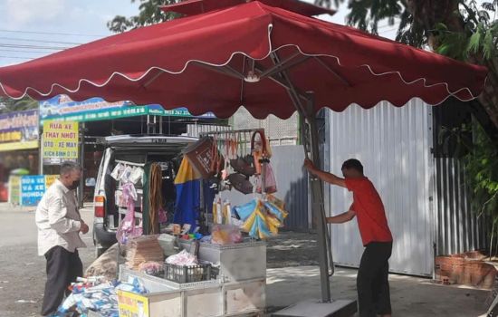 dù che nắng ở ninh thuận