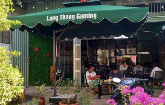 dù che nắng ở cần giờ