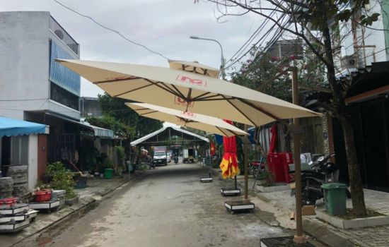 dù che nắng hạ long