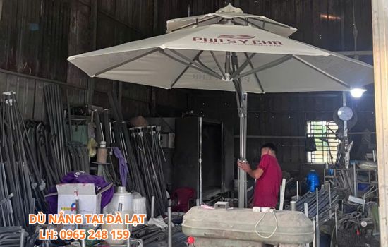 dù che nắng tại đà lạt