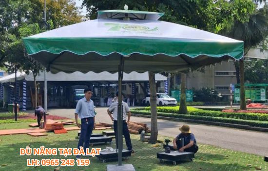 dù che nắng tại đà lạt