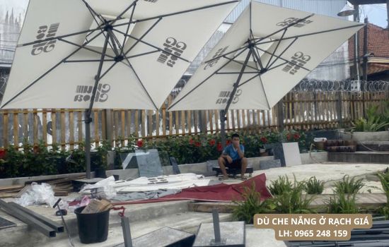 dù che nắng ở rạch giá