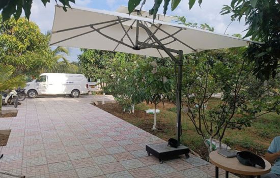 dù che nắng cho sân vườn