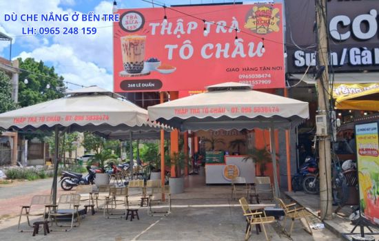 dù che nắng ở bến tre