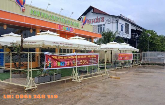 ô dù lệch tâm che nắng