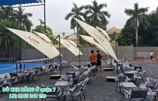 dù che nắng ở quận 7