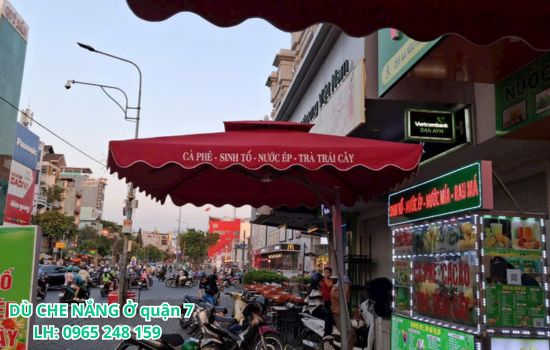 dù che nắng ở quận 7