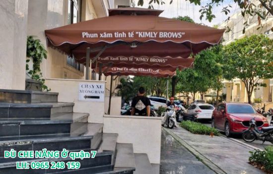 dù che nắng ở quận 7