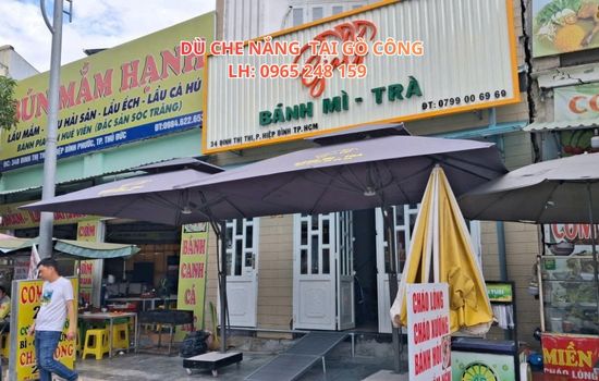 dù che nắng tại gò công