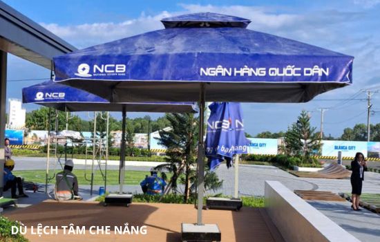 dù lệch tâm vuông che nắng