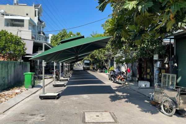 dù che nắng tại ninh hòa