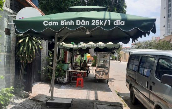 dù lệch tâm tại nhà bè