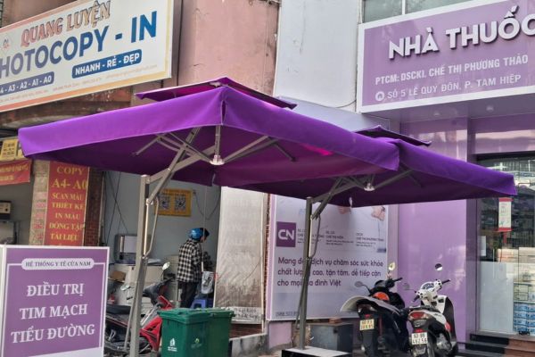dù che nắng ở lái thiêu