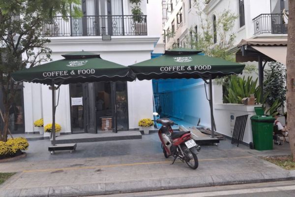 dù che quận cafe quận 3